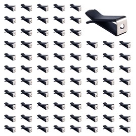 80 Pcs Black Square Head Car Vent Clips Car Air Vent Clips Auto Air freshener Outlet Clips for Car Air Conditioner Outlet Office Home (Black)
