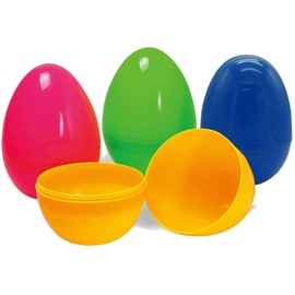 Nyicey 36 Pack Plastic Easter Eggs for Easter Basket Hunt Egg Party Classroom Prize Supplies and Filling Treats