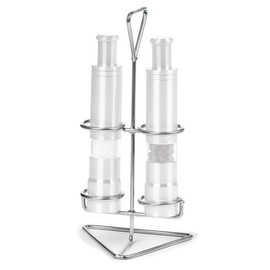 Fletchers' Mill Pump and Grind Table Top Stand, Perfect For Holding Two Pump & Grind Mills