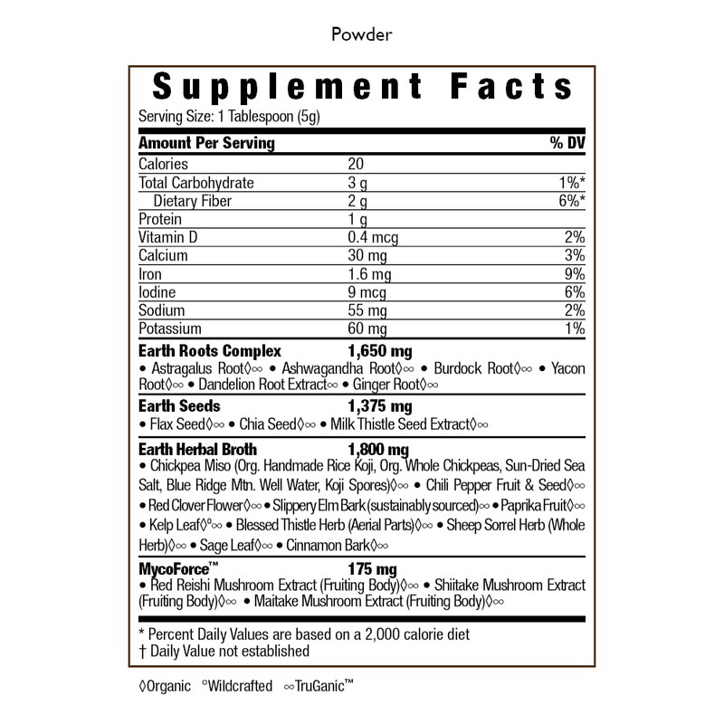 HealthForce SuperFoods Earth Broth - Powder - 10 Oz