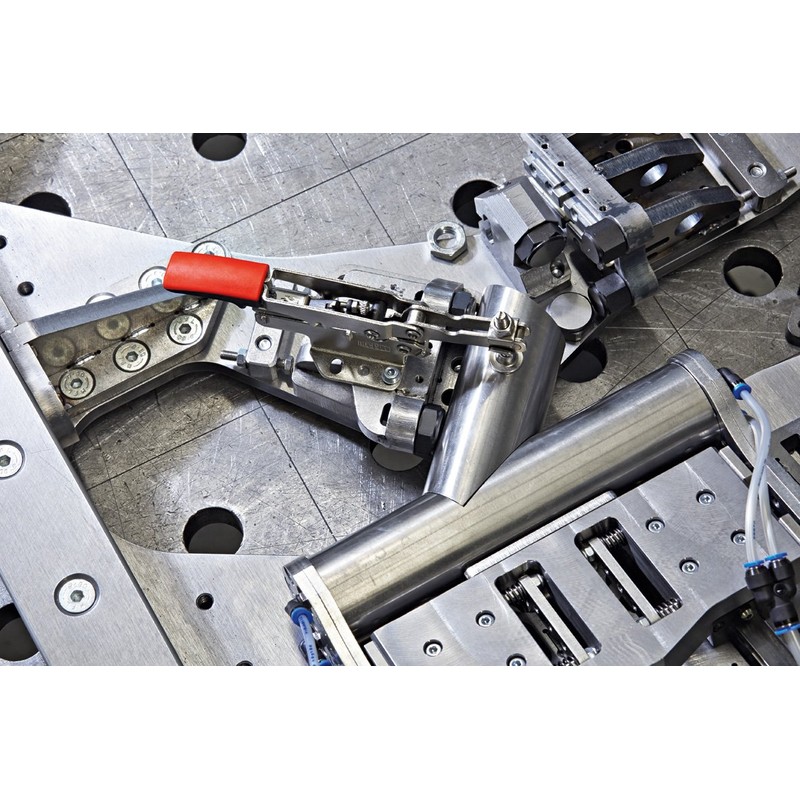 Bessey Clamp, toggle clamp, horizontal low profile, flanged base (STC-HH20)