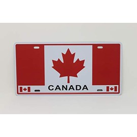 Canada Metal Licence Plate 12" by 6"