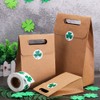 500Pcs St. Patrick's Day Stickers Green Shamrock Clover Stickers Roll