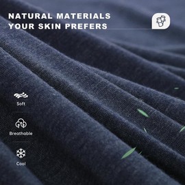 BAMBOO COOL Men's Boxer Shorts Loose Underwear Breathable Buttery Soft Boxer Shorts for Men with Button Fly 5 Pack