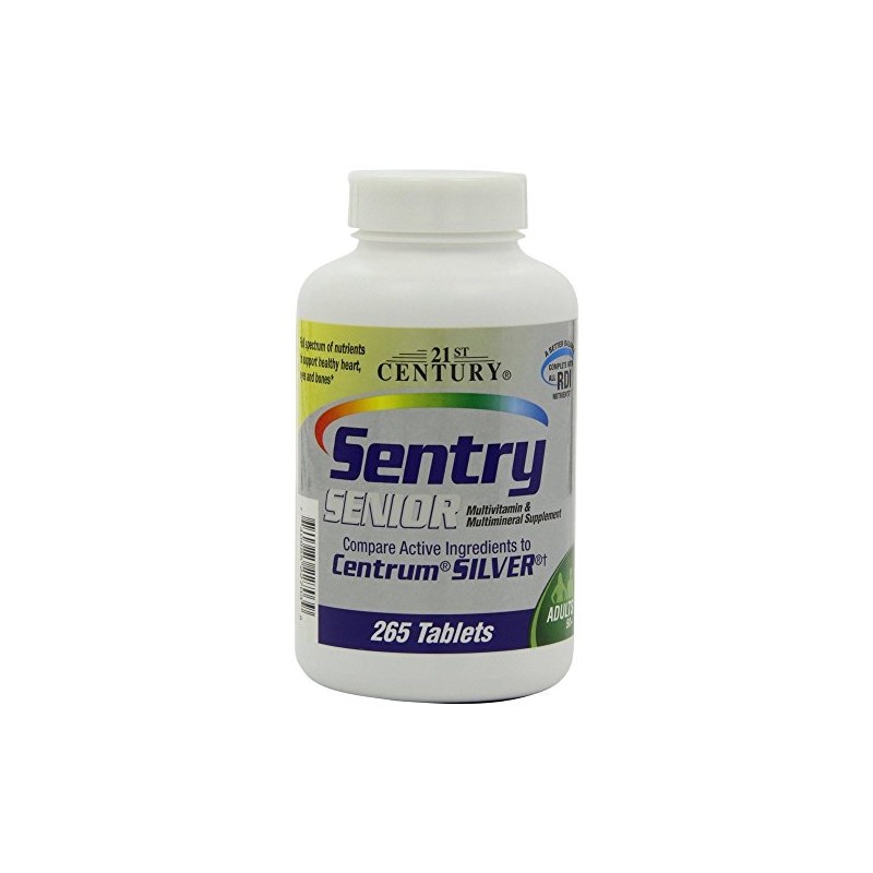21st Century Sentry Senior 50+ Tablets 265 Count (3 Pack)