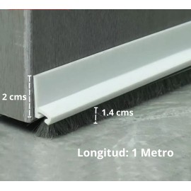 Estuchelandia Burlete Tira Sellado Antipolvo Guardapolvo Con Cepillo