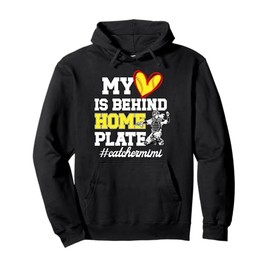 Proud Softball Catcher Mimi Of A Softball Catcher Pullover Hoodie