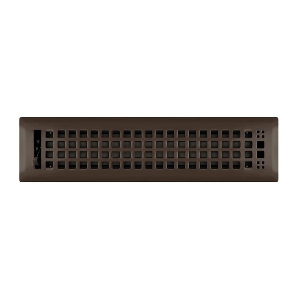 Oil Rubbed Bronze Plated Steel Rockwell Register for Floor/Wall Use