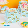 BLUE PANDA 24 Pack Rainbow Gable Boxes - Treat Boxes