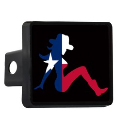 Rogue River Tactical Texas State Flag Trailer Hitch Cover Plug US Patriotic Lone Star State TX Sexy Cowgirl
