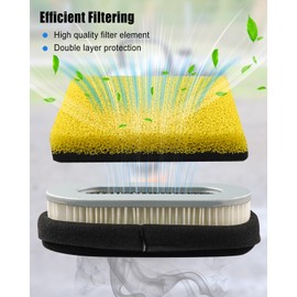 2 Set Air Filter Kit Fit for Mikasa 3660-10080 3660-10070 MTX50 MTX60 MTX70 MTX80 MTX90