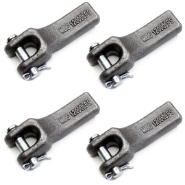(Pack of 4) 5/16 inch Weld-On Safety Chain Retainer for Truck Trailer Hitch