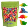 Fruidles Dinosaur Gummi Candy, Delicious Fruit Flavors Gummies (1 Pound)