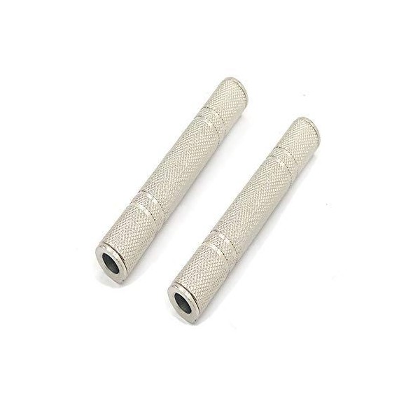 Gleewin 2-Pack 6.35mm 1/4 to 6.35mm 1/4 Adapter, Female to