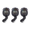 3 PCS Sports Stopwatch, High Precision Waterproof 40mah, for Timing