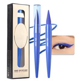 AMY'S DIARY Blue Gel Eyeliner,Cream Eyeliner Tool Smudge Proof Eyeliner Pencil,Matte Blue Eye-liner Pencil Tattoo Eyeliner Pen, Eyeliner Gel Stick Makeup Eye-liners for Women Girls (blue)