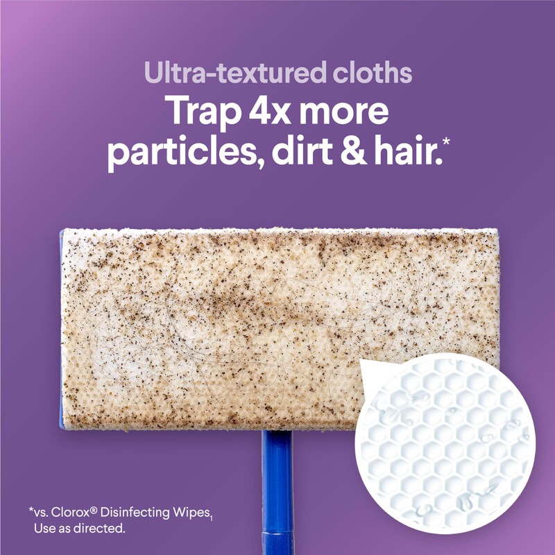 Clorox Scentiva Disinfecting Wet Mop Pad, Disposable Mop Heads, Multi-Surface