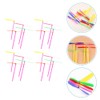TOYANDONA 50pcs Plastic Flying Dragonfly Hand Rub Plastic Propeller Toys