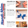 Handi-Shim Heavy Duty Reusable Plastic Construction Shims for Spacing, Leveling,