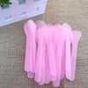 Ebonee 100 Pcs Plastic Cosmetic Mask Spatulas, 5 Inch Disposable