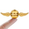 Aling Golden Fidget Stainless Steel Gear Spinner Cube Fingertip Swivel
