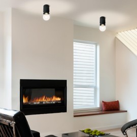 Twister Classic Ceiling Light - Easy to Fix, No Screws, Just a Hook, Patent Protected, E27 - Anthracite