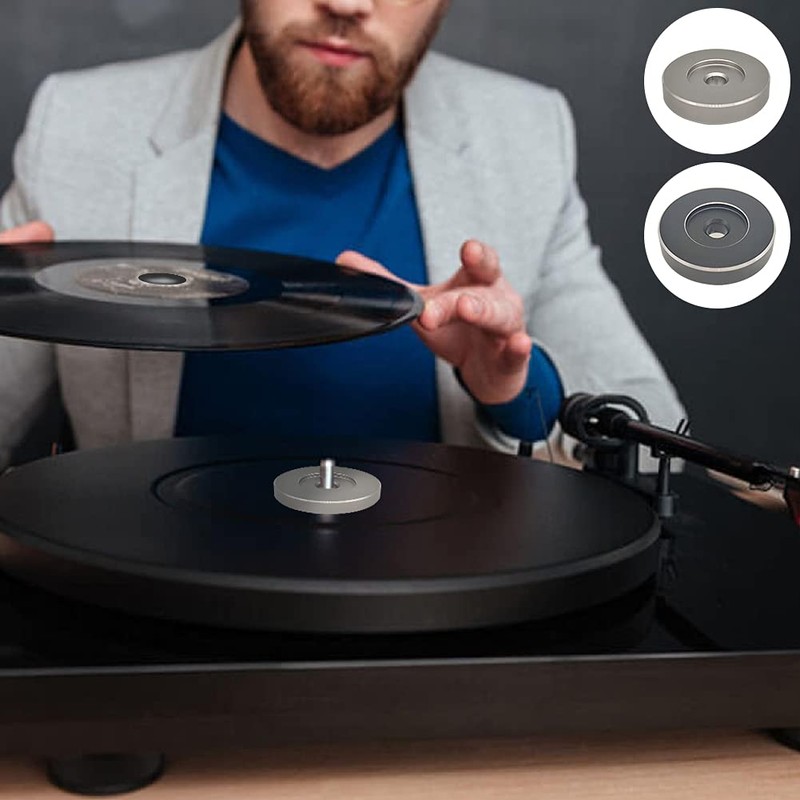 ALEOHALTER 45RPM Adapter for 7 Inch Vinyl Record Dome 45
