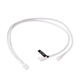 Alphacool 18724 Y-Splitter 4-Pin to 2x 4-Pin PWM 60 cm White Cable Modding Sleeved