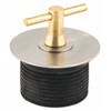 Shaw Plugs 2-1/2" Turn-Tite Mech Expansion Plug, Brass, Zinc Plated