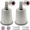 HEN-NICE 2 PCS 304 Steel Water Float Valve, Water Level