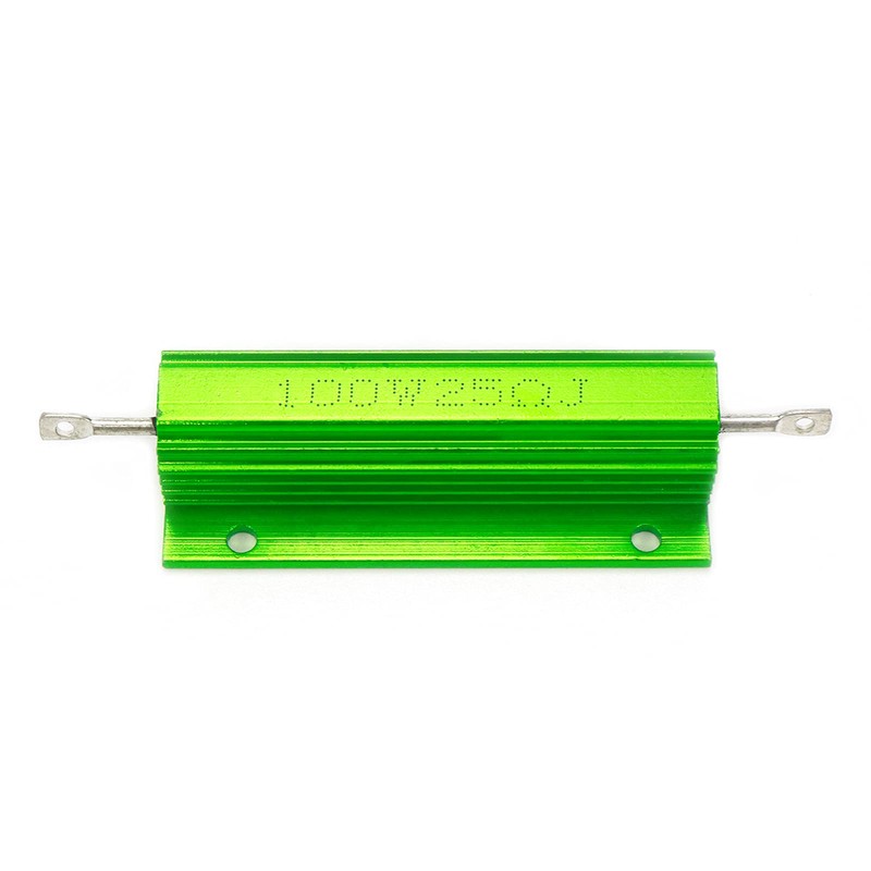 Dahszhi Wirewound Resistor 100W 25 Ohm Aluminum Housed Resistors -2pcs