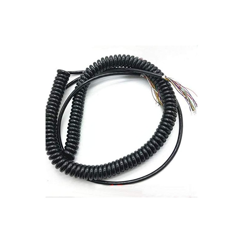 26 Cores Industrial Spring Spiral Coiled Cable CNC Handheld Encoder