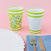 Lilly Pulitzer 14 Ounce Reusable Plastic Pool Cups, Set of