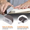 HARFINGTON 8pcs Sanding Sponge Blocks 240-320 Grit Sanding Sponge with