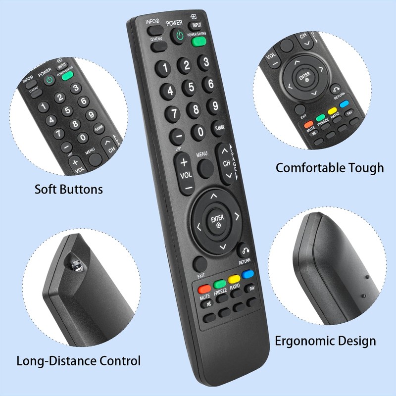 AKB69680439 AKB69680436 Remote Control Compatible with Zenith Plasma TV Z50PT320