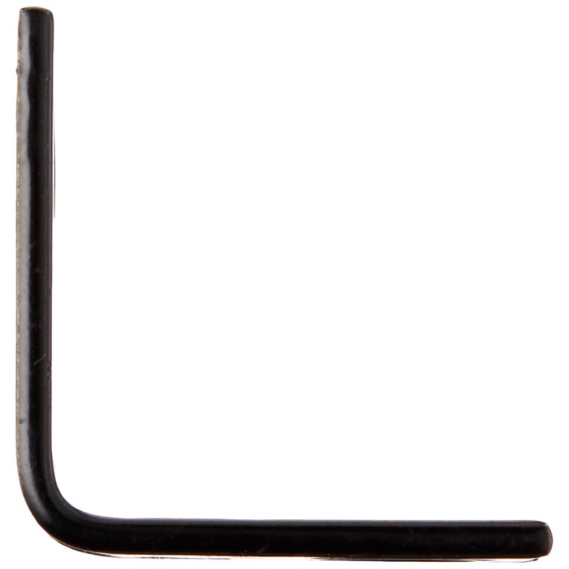 National Hardware N266-479 115BC Corner Braces in Black finish,1" x