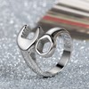 Flongo Men's Biker Stainless Steel Spanner Mechanic Wrench Tool Polished
