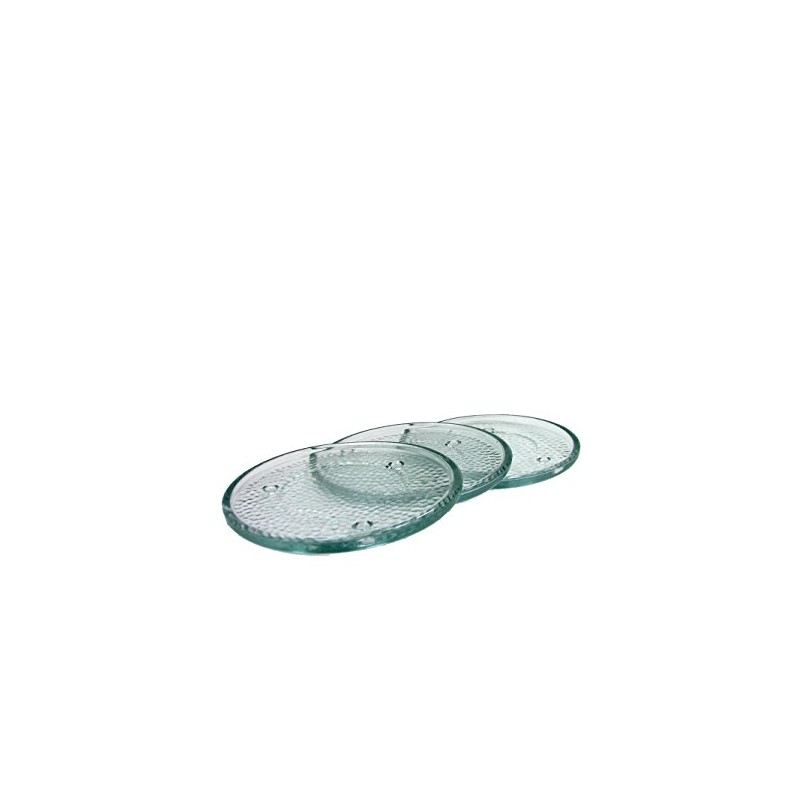 Glass Candle Holder Clear 6 in. Beautiful Candle Trivet
