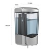 PLUSSEN Soap Dispenser No Drilling 600 ml Wall Mounting Single