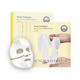 SUNGBOON EDITOR [SUNGBOON EDITOR]Deep Collagen Niacin Vita C Brightening Mask (4ea)