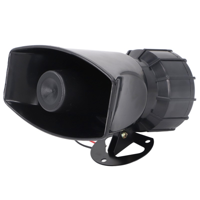130DB Siren Speaker 60W High Power Alarm Horn Indoor Outdoor
