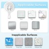 VIS'V Suction Cup Hooks, Small Shower Suction Hooks with Wipes,