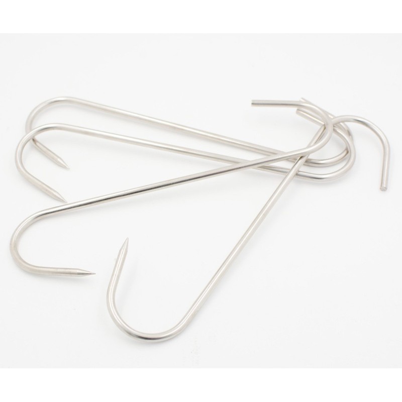 7 Inch Meat Hooks S-Hook Stainless Steel Meat Processing Butcher