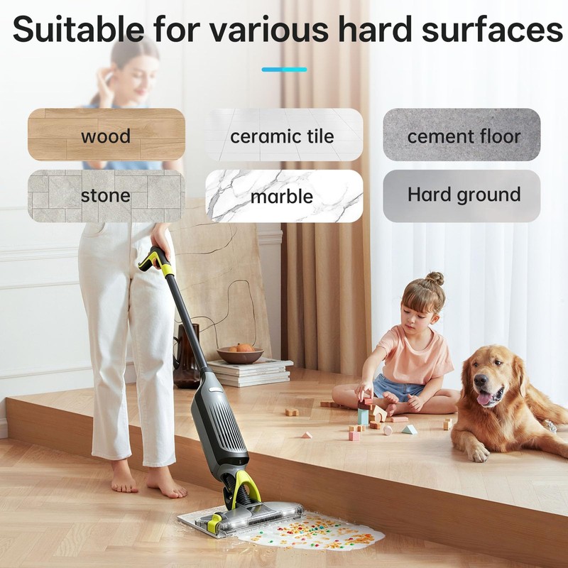 1L Vacmop Cleaner Solution Compatible with Shark Hydrovac Cleaning Solution
