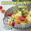 Premium Stainless Steel Folding Steaming Basket (Green11s)