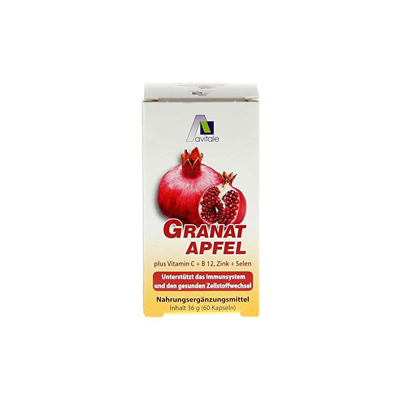 Avitale Pomegranate 500 mg plus Vit.C + B12 + Zinc