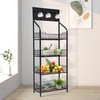 MUSESPANI 4-Tier Storage Shelves, Garage Shelving Units Multi Kitchen Storage