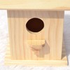 Acronde Wooden Birdhouse Creative Wooden Hanging Bird House for Small