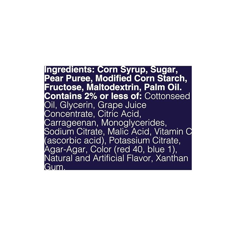 Gushers Wednesday TV Series Fruit Flavored Snacks, Blueberrry Grape Despair,