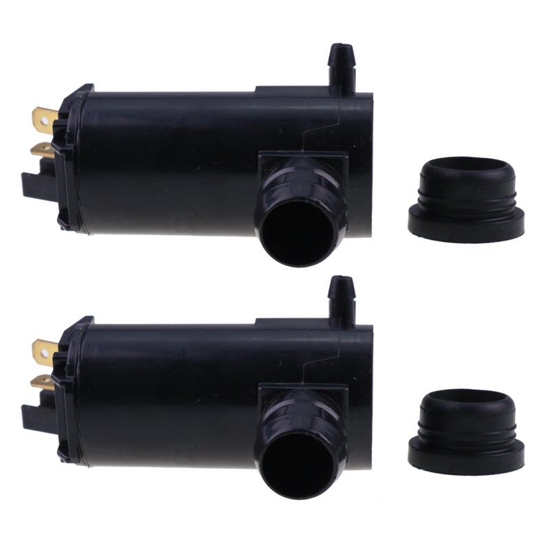 Demfec 2PCS Windshield Washer Fluid Pump Compatible with Polaris Ranger